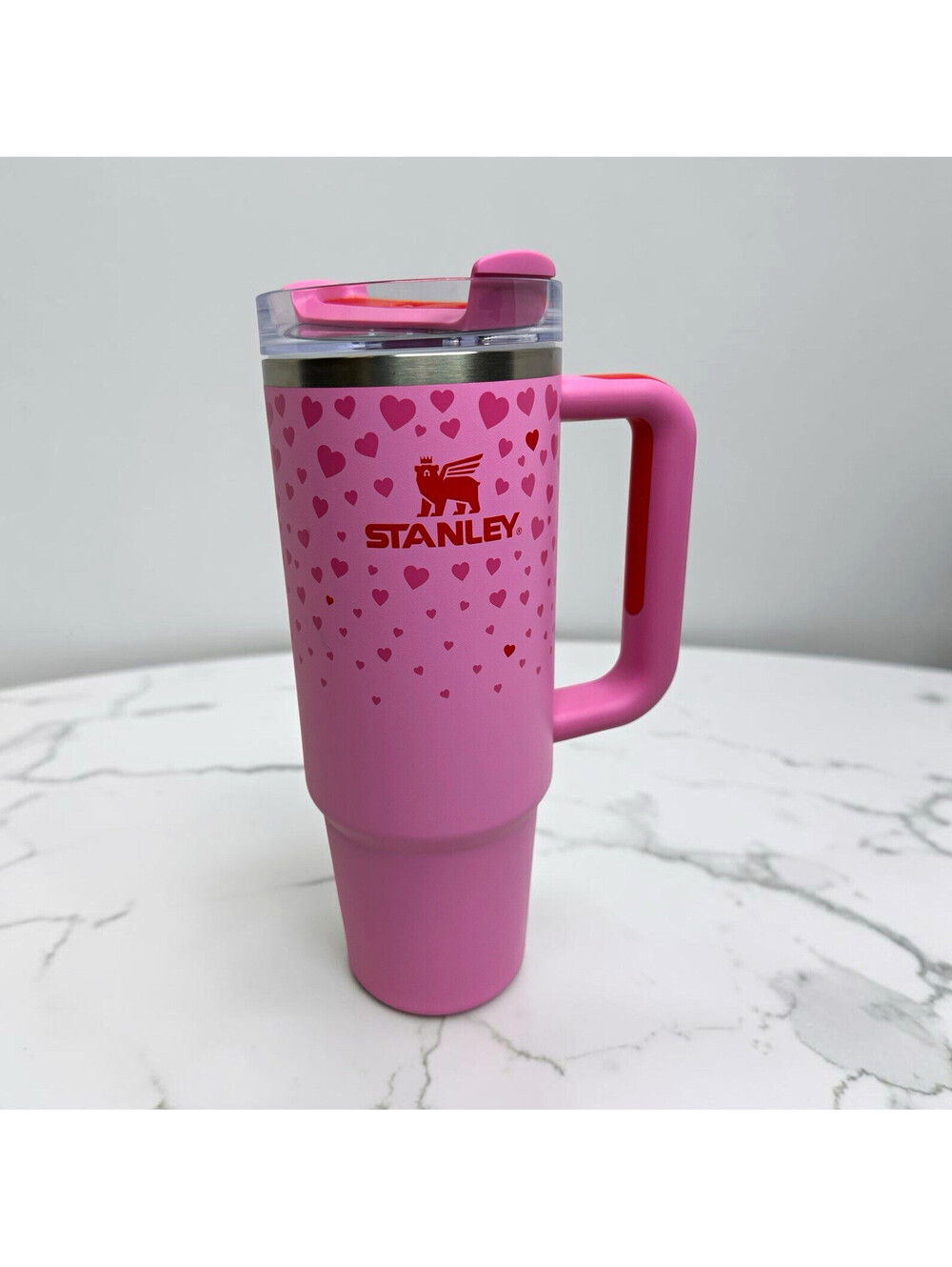 Stanley H2.0 FlowState Tumbler 30 oz Target Pink Sweet Hearts